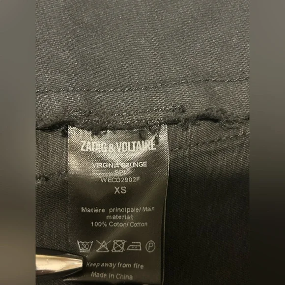 Zadig & Voltaire Virginia Grunge Military Skull Utility Jacket - Picture 8 of 11